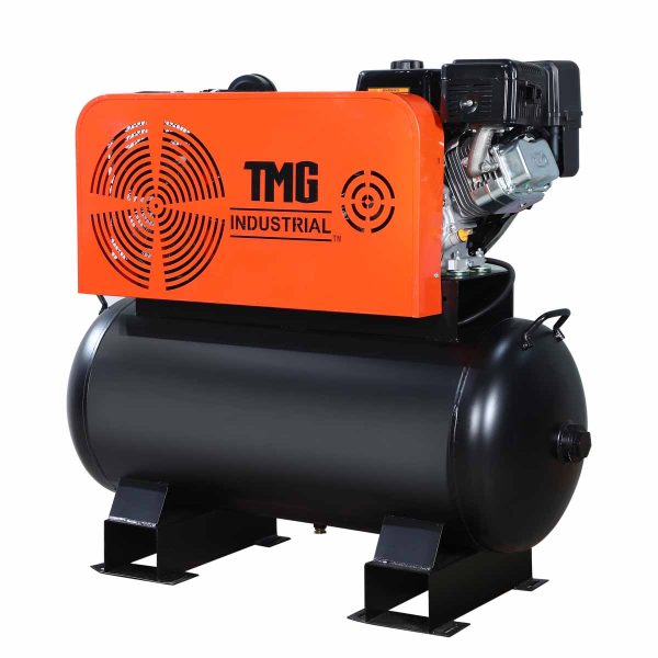 TMG Industrial 60 Gallon 2-Stage Truck Mounted Air Compressor, 14 HP LONCIN G420F Engine, , Horizontal Tank, 18.5 CFM @ 175 PSI, TMG-GAC65 For Cheap - Image 5