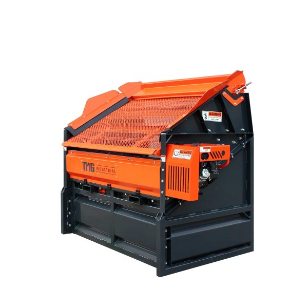 TMG Industrial 70” Vibratory Topsoil Rock Screen, 5.5 HP Kohler Engine, Cantilever Leaf-Springs, 30° Screen Deck, TMG-RSV70G Fashion - Image 3