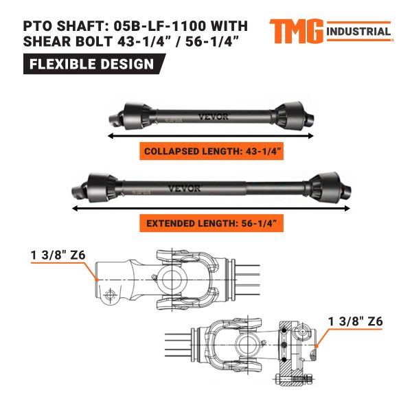 TMG Industrial 48  Stone Burier Rotary Tiller, 3-Point Hitch, Category 1 Hookup, 25-50 HP Tractors, PTO Shaft Included, 2-1 2  Stone Capacity, TMG-TSB48 For Discount - Image 5
