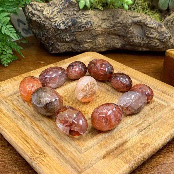 Fire Quartz Tumbled Stone For Sale - Image 2