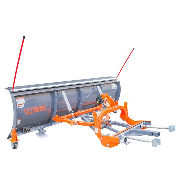 TMG Industrial 72” Truck SUV Front Mount Snow Plow Pusher, Left and Right Angle, 2” Mount Receiver, Wireless Winch Control, TMG-TSP72 on Sale - Image 4