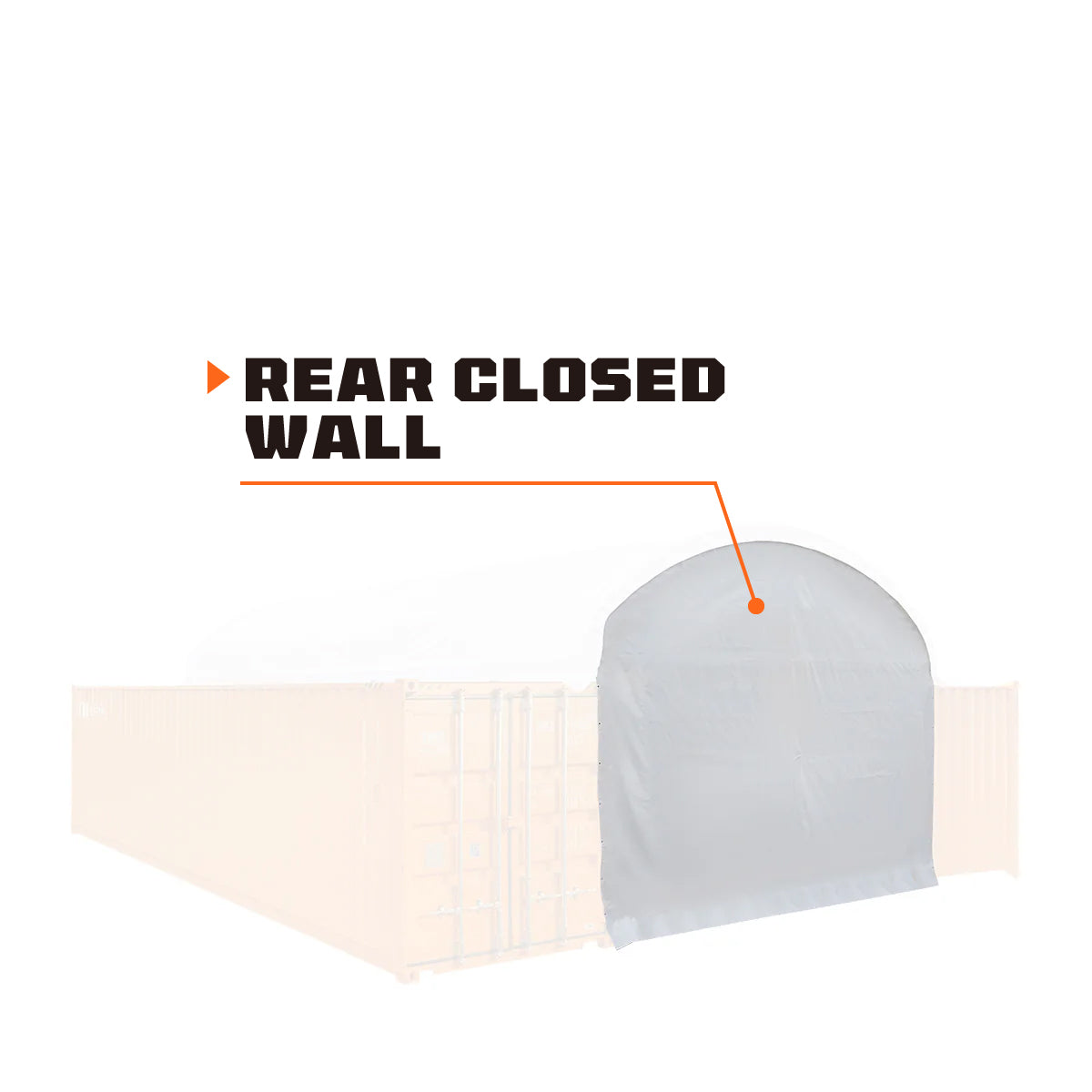 TMG Industrial Back End Wall Kit, Compatible with TMG-DT2041CV container shelters installed with the high cube containers (9’6”), TMG-DT20BW9V Online