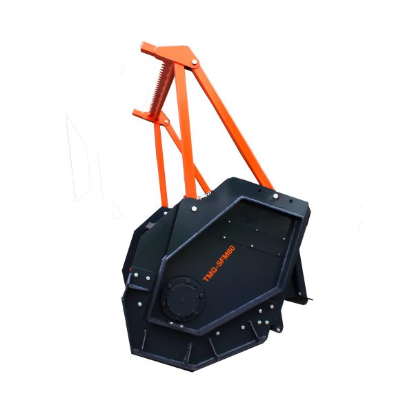 TMG Industrial 60” Skid Steer Forestry Drum Mulcher, Forged Alloy Teeth, Cooling System w Radiator, 75 HP Skid Steers, TMG-SFM60 For Cheap - Image 4