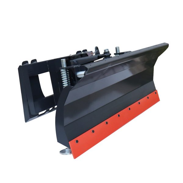 TMG Industrial 72” Skid Steer Dozer Blade Snow Pusher, 30° Left & Right, Bolt-On Cutting Edge, Adjustable Skid Shoes, Universal Quick Mount, TMG-DB72 Hot on Sale - Image 3