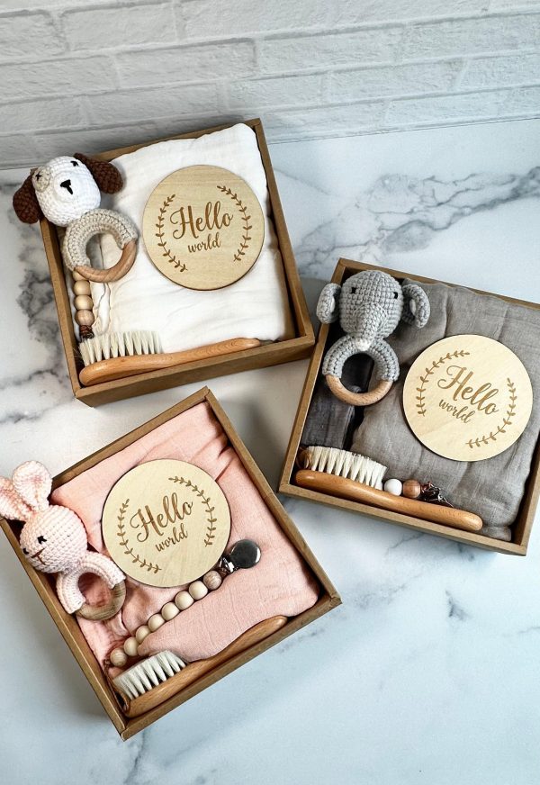 Welcome Baby Gift Set - Blush Pink For Sale - Image 4