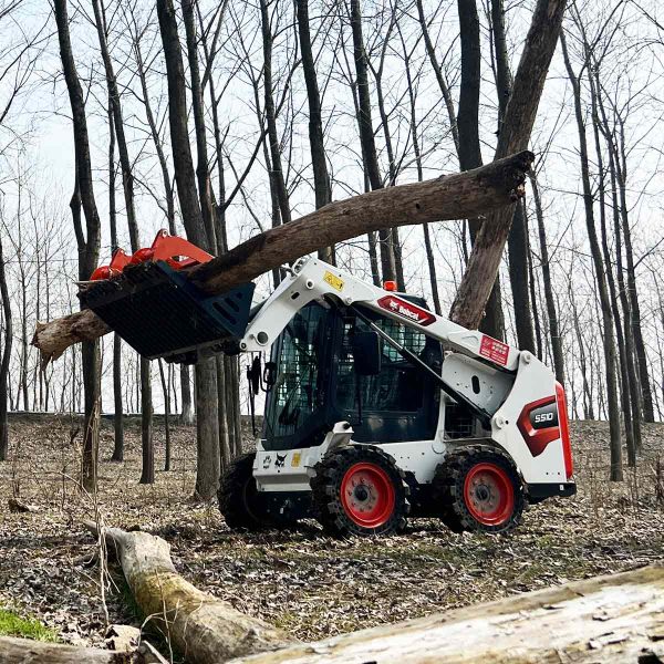 TMG Industrial 84” Skid Steer Skeleton Grapple Attachment, Universal Mount, 34” Arm Opening, 3” Tine Spacing, 2600 lb Weight Capacity, TMG-SG85 For Discount - Image 3