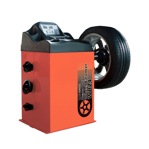 TMG Industrial Self-Calibrating Wheel Balancer, 10”-24” Rim, Computerized, 220 RPM, + - 1 g of Accuracy, ALU Balancing Modes, TMG-WB24 For Cheap