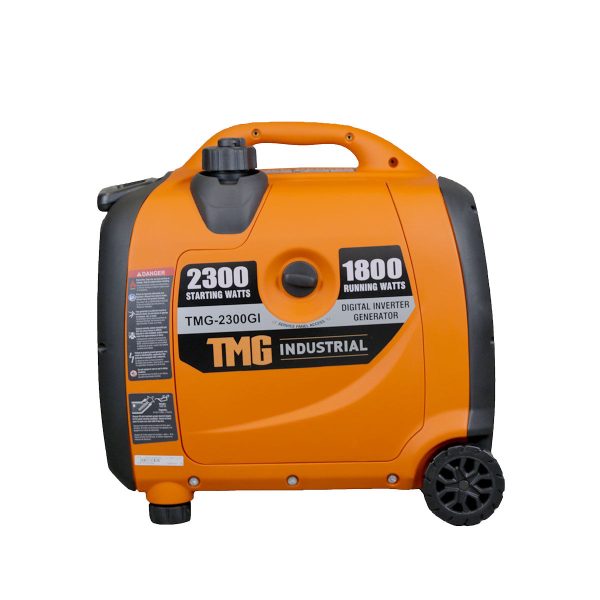TMG Industrial 2300 Watt Digital Inverter Gasoline Generator, 79 cc OHV Engine, 6.5 Hour Run Time, 120 240 VAC, Telescopic Pull Handle, Parallel Cable Kit, TMG-2300GI Sale - Image 2