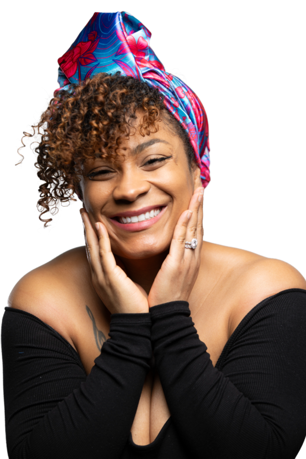 Satin Headwrap - Cerulean Crush Sale - Image 3