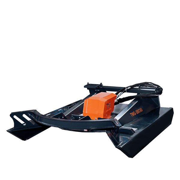 TMG Industrial Pro Series 60” Extreme Duty Open Front Skid Steer Brush Cutter, 15-25 GPM, Universal Mount, TMG-SBC60 For Cheap