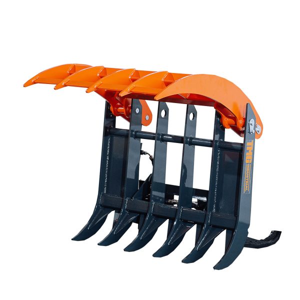 TMG Industrial Mini Skid Steer Root Rake Grapple, 35” Working Width, 2200-lb Capacity, Toro Style Mount Plate, TMG-SRG35 Online Hot Sale