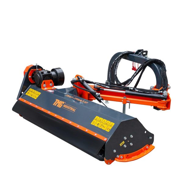 70  Ditch Bank Flail Mower, Offset Verge & Slope Cutter for Tractors 30-60 HP Online now