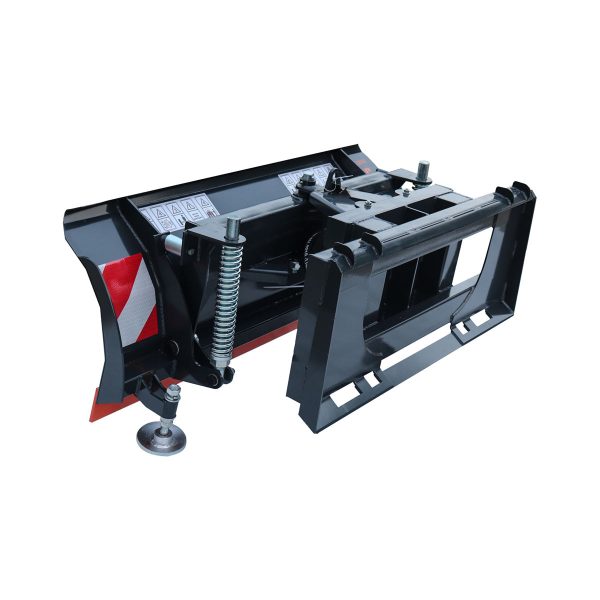 TMG Industrial 60” Skid Steer Dozer Blade Snow Pusher, 30° Left & Right, Bolt-On Cutting Edge, Adjustable Skid Shoes, Universal Quick Mount, TMG-DB60 Online - Image 5