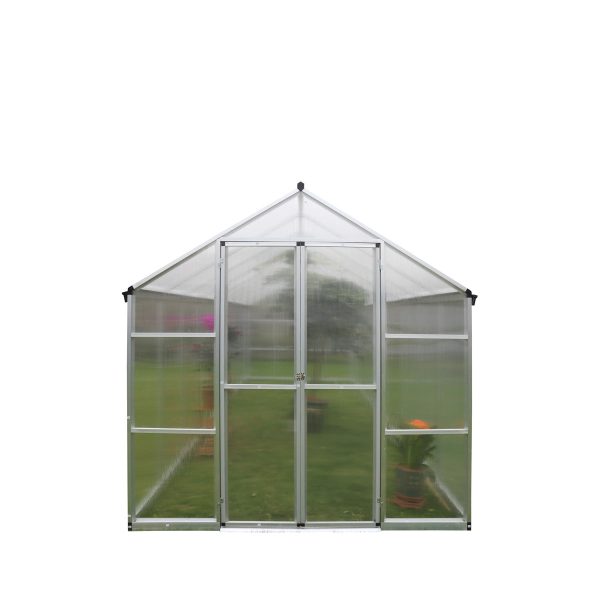 TMG Industrial 8  x 20  Aluminum Frame Greenhouse w 4 mm Twin Wall Polycarbonate Panels, UV Protected Panels, TMG-GH820 Online Hot Sale - Image 4