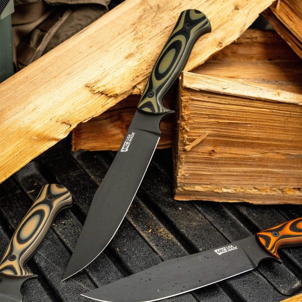 THE MARSHALL BUSHCRAFT KNIFE - GREEN & BLACK For Sale - Image 5