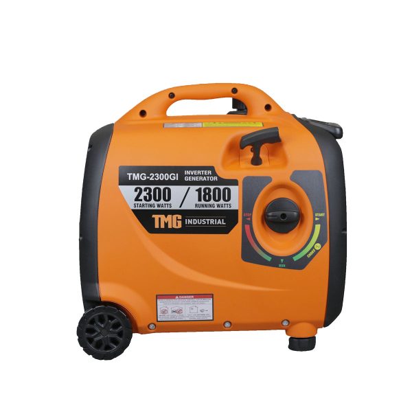 TMG Industrial 2300 Watt Digital Inverter Gasoline Generator, 79 cc OHV Engine, 6.5 Hour Run Time, 120 240 VAC, Telescopic Pull Handle, Parallel Cable Kit, TMG-2300GI Sale - Image 4