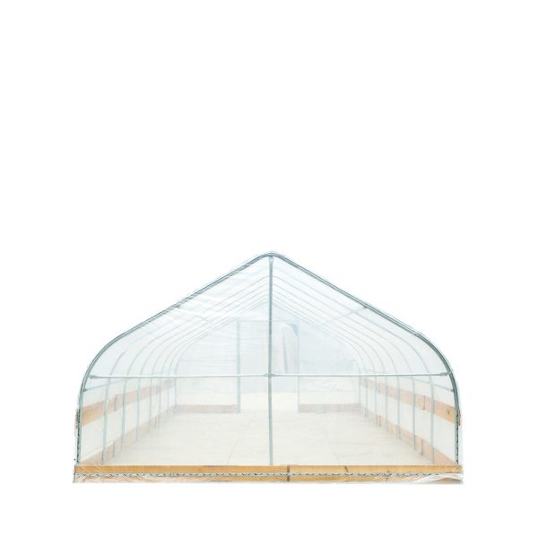 TMG Industrial 12’ x 20’ Tunnel Greenhouse Grow Tent w 6 Mil Clear EVA Plastic Film, Cold Frame, Hand Crank Roll-Up Sides, Peak Ceiling Roof, TMG-GH1220 Discount - Image 5