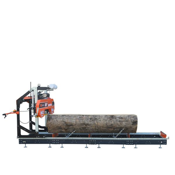 TMG Industrial 36” Portable Sawmill, 21 HP Honda V-Twin Engine, 13’ Log Length, 4-Post Carriage with Saw Head Anti-tip Self-locking, TMG-PSM36 Discount - Image 5