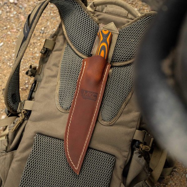 MARSHALL BUSHCRAFT REVERSIBLE CARRY LEATHER SHEATH For Sale - Image 4
