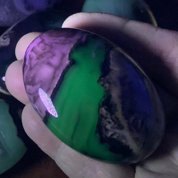 Volcanic Agate Palmstone For Sale