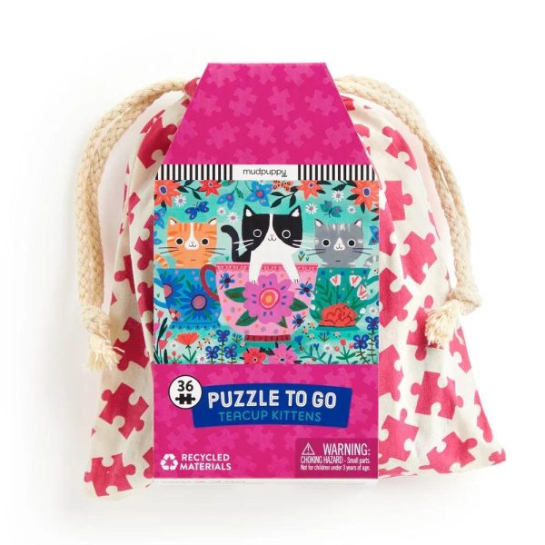 Teacup Kittens 36 Piece Puzzle to Go Supply