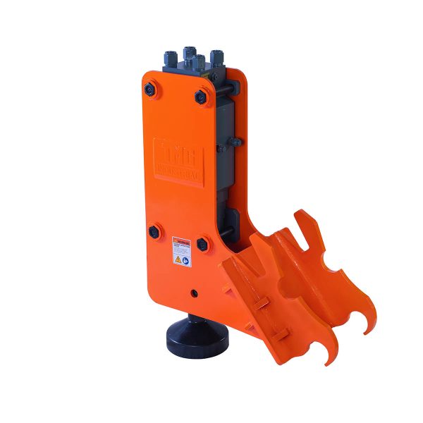 TMG Industrial Excavator Hydraulic Post Pounder, 700 Ft-lb Energy Class, 500-900 BPM,  8” Post Capacity, 4-7 Ton Excavator, TMG-EPD700 Hot on Sale - Image 4