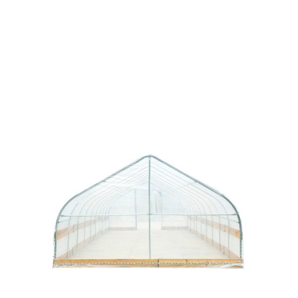 TMG Industrial 12’ x 40’ Tunnel Greenhouse Grow Tent w 6 Mil Clear EVA Plastic Film, Cold Frame, Hand Crank Roll-Up Sides, Peak Ceiling Roof, TMG-GH1240 Online now - Image 5