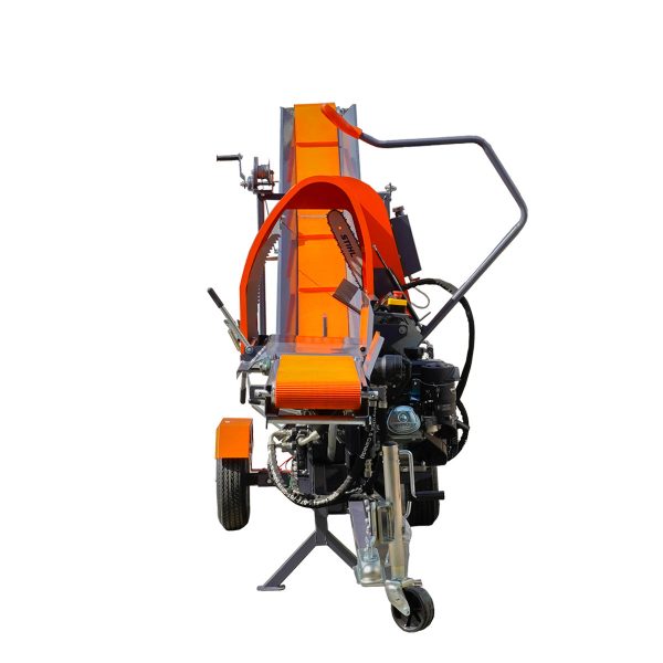 TMG Industrial Firewood Log Splitter Processor Conveyor, 24  x 15  Log Capacity, 14 HP Kohler Engine, 18” STIHL Chainsaw, TMG-GLS20 Supply - Image 2