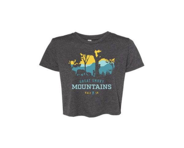 Great Smoky Mountains Peek-a-Boo Trees Boxy Tee Hot on Sale