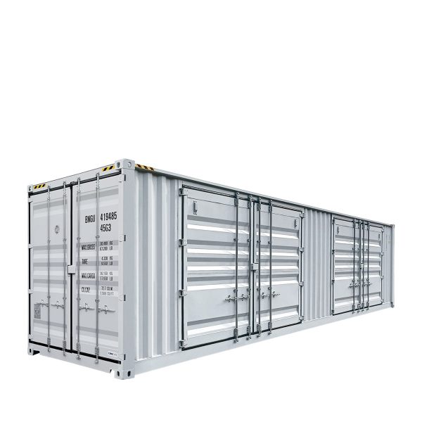 TMG Industrial 40  High Cube Shipping Container w 2 Side Open Doors , One Way Use, Security Lock Boxes, Ocean Sea Can Standards, TMG-SC45S Cheap