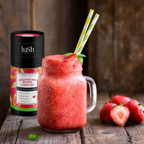 Strawberry Basil Lemonade Craft Cocktail Mix For Sale - Image 2