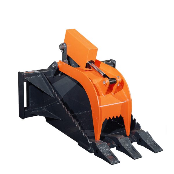 TMG Industrial Mini Skid Steer Stump Bucket Grapple, 2200-lb Grapple Capacity, Toro Style Mount Plate, TMG-SSG36 Fashion - Image 3