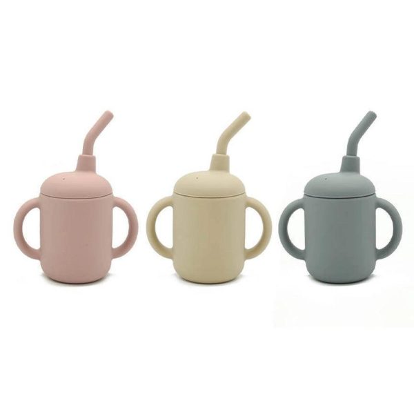 Toddler Silicone Sippy Cup with Straw Discount