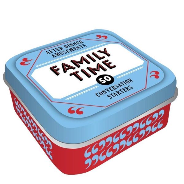 After Dinner Amusements: Family Time - 50 Conversation Starters For Sale