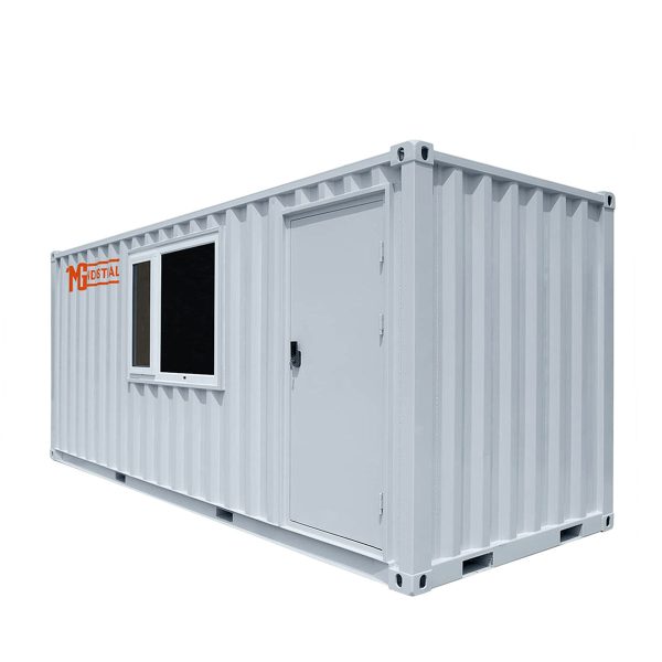 TMG Industrial 20’ Custom Built Steel Container Office, Working Area & Manager’s Office, 1 Leather Office Chair, 3 Ergonomic Office Chairs, TMG-SCO20 Sale