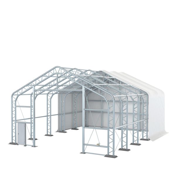 TMG Industrial Pro Series 30  x 40  Dual Truss Storage Shelter with Heavy Duty 17 oz PVC Cover, TMG-DT3041-PRO Supply - Image 2