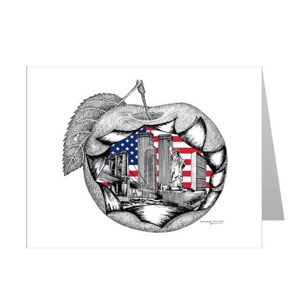 Big Apple Notecard For Cheap