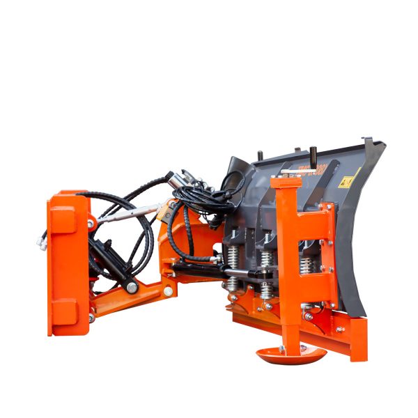 TMG Industrial 8-½’ U V Angle Blade Snowplow, Metal Edges, 6 Positions, Accumulator & Solenoid Valve, Quick-Change Lugging, 40-90 HP Tractors, TMG-SP08X Online Hot Sale - Image 5