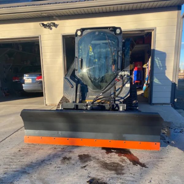 TMG Industrial 86” Skid Steer Dozer Blade Snow Plow Pusher, 30° Left & Right, Bolt-On Cutting Edge, Adjustable Skid Shoes, Universal Quick Mount, TMG-DB86 Online - Image 5