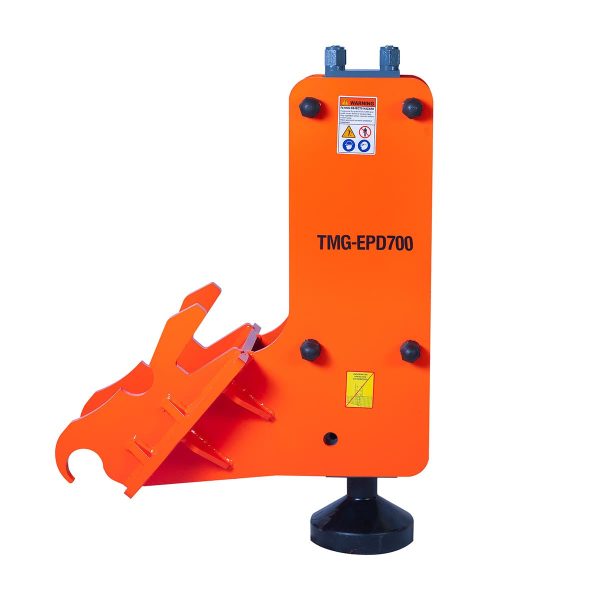 TMG Industrial Excavator Hydraulic Post Pounder, 700 Ft-lb Energy Class, 500-900 BPM,  8” Post Capacity, 4-7 Ton Excavator, TMG-EPD700 Hot on Sale - Image 5