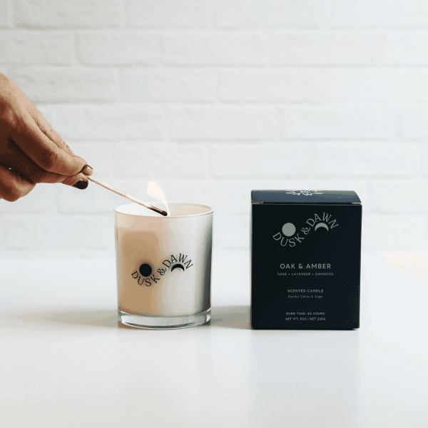 Oak & Amber Deluxe Soy Candle Online Hot Sale