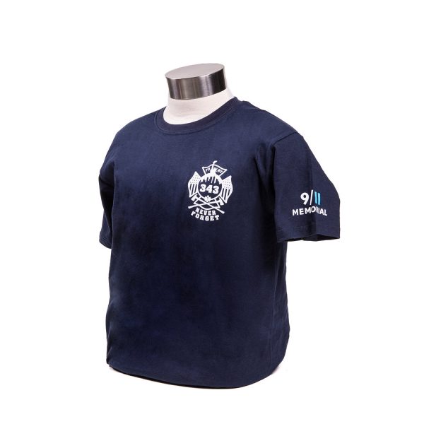 FDNY Shield T-Shirt - Navy Online Hot Sale