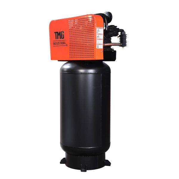 TMG Industrial 80 Gallon 7.5 HP Stationary Electric Air Compressor, 6 Min Fill Time, 230V Induction Motor, ASME Vertical Tank, TMG-ACE80 Hot on Sale - Image 5