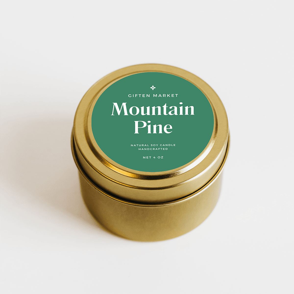 Mountain Pine Gold Travel Candle Supply