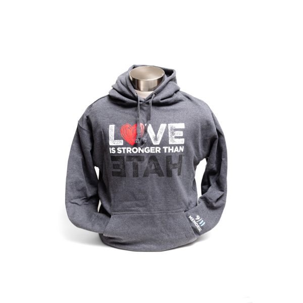 Love is Stronger than Hate Hooded Sweatshirt on Sale