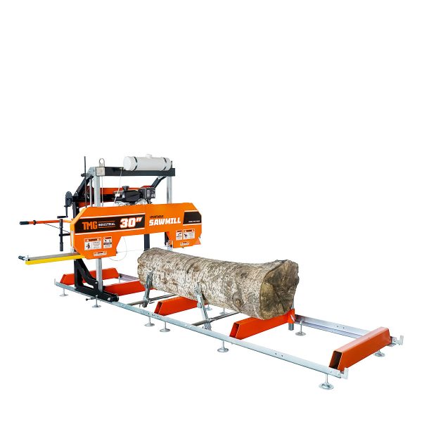TMG Industrial 30  Portable Sawmill, 14 HP Kohler Engine, 28  Board Width, 12  Log Length, 14.5  Track Bed, TMG-PSM30 For Discount - Image 3