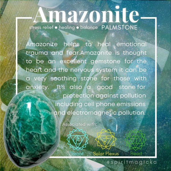 Amazonite Palmstone For Cheap - Image 3