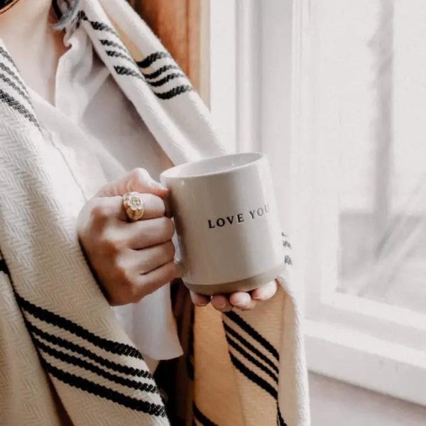Love You Stoneware Coffee Mug Discount - Image 2