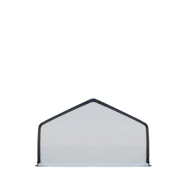 TMG Industrial 80’ x 33’ Dual Truss Storage Shelter Workshop, (3) 19’ Wide Drive-Through Openings, Scaffolding-Style Door Frame Support, TMG-DT3380 Cheap - Image 3