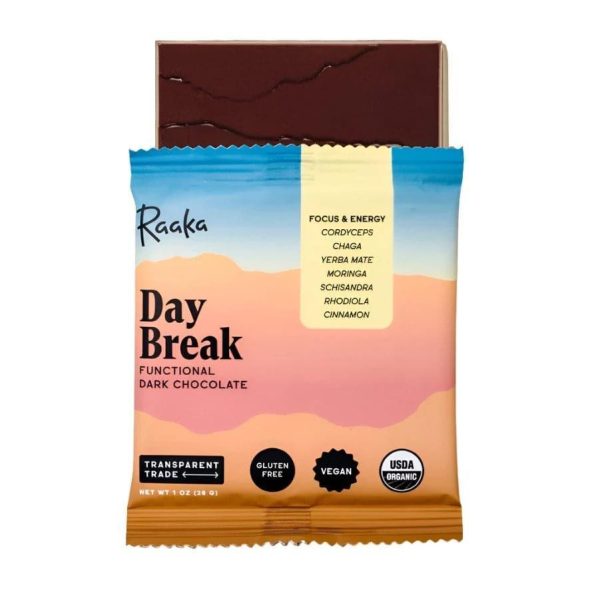 Day Break Functional Dark Chocolate Bar Hot on Sale